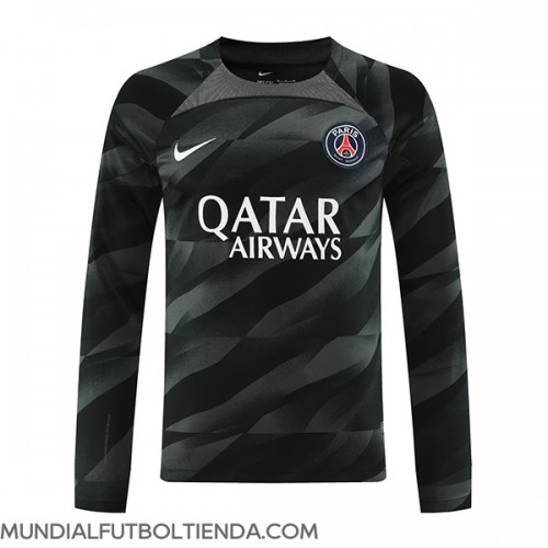 Camiseta Paris Saint-Germain Portero Segunda Equipación Replica 2023-24 mangas largas